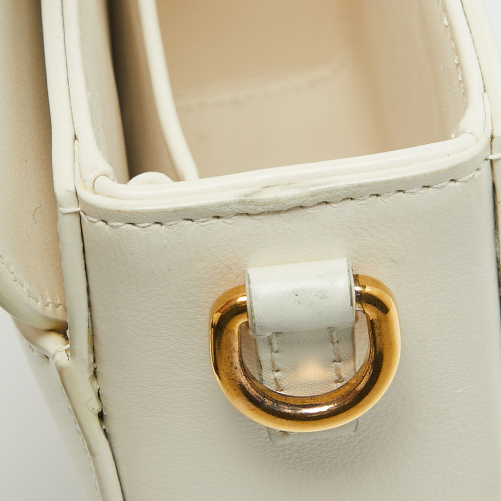 DIOR Off White Leather 30 Montaigne Box Bag - Picture 6 of 8